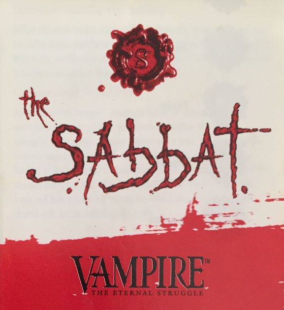 Sabbat Vampire The Eternal Struggle 28 Card Booster Pack 