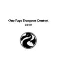 RPG Item: One Page Dungeon Contest 2010