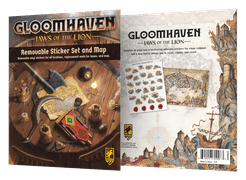 Gloomhaven: Fauces del León – Pegatinas reutilizables y mapa