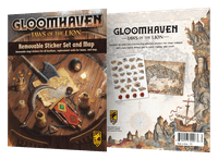 Gloomhaven: Jaws of the Lion – Removable Sticker Set and Map