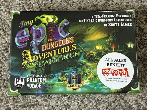Caja del juego Tiny Epic Dungeons Adventures: The Phantom Voyage