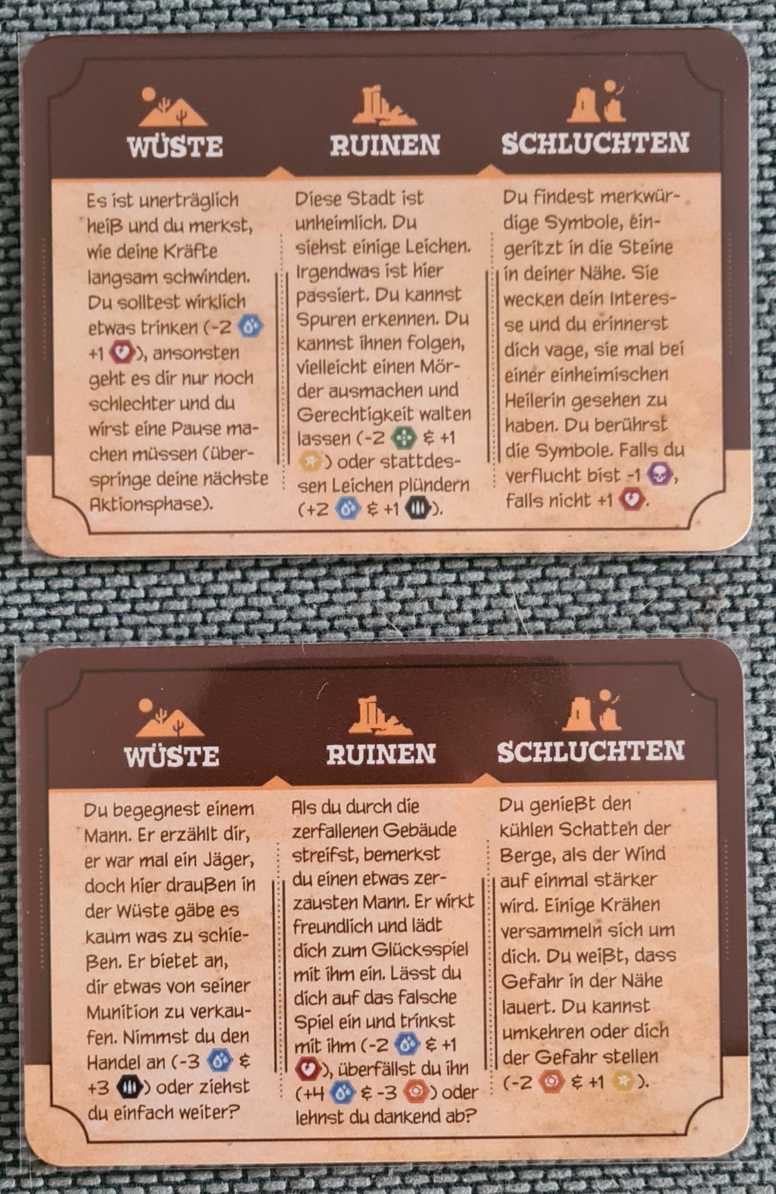 The Few and Cursed: Encounter Cards