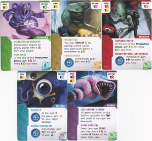 Age of Galaxy (Second Edition): Preorder Promo Faction cards