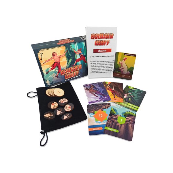 Inside the box with rulebook