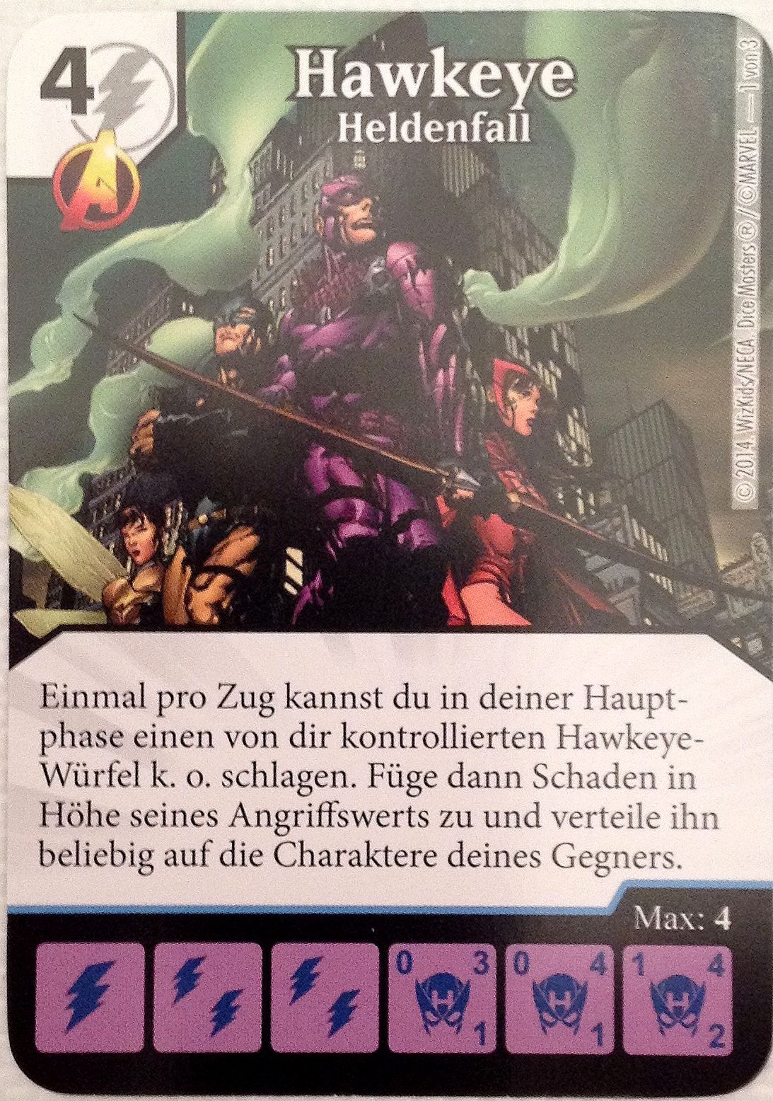 Marvel Dice Masters: Avengers vs. X-Men - Hawkeye: Avengers Disassembled