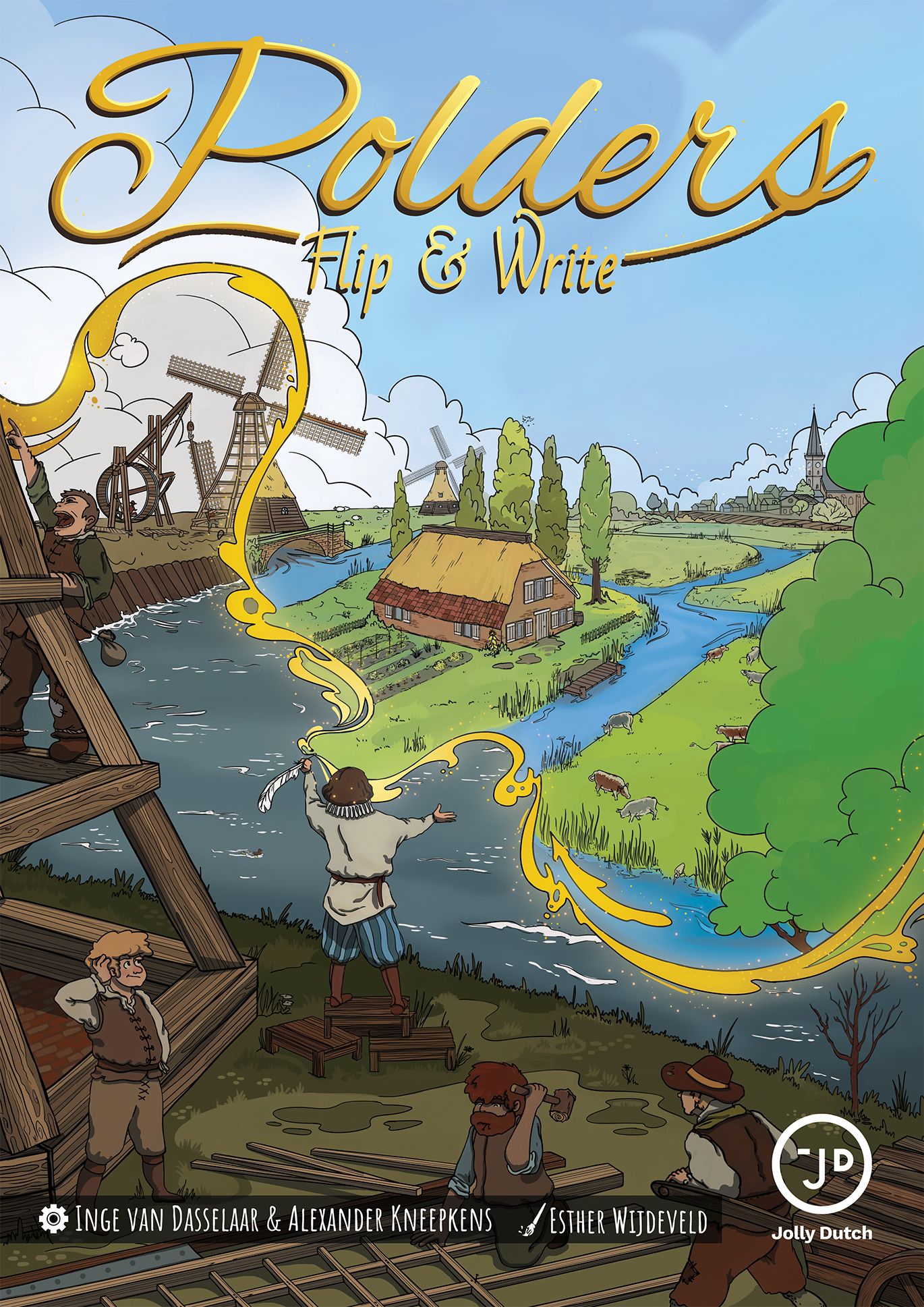 Boîte du jeu Polders: Flip & Write