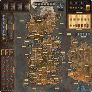 A Game of Thrones: The Board Game (Second Edition) – Mother of Dragons Deluxe Gamemat