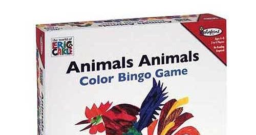 Animals Animals Color Bingo Game, Eric Carle, Colorforms