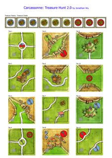 Treasure Hunt (fan expansion for Carcassonne)