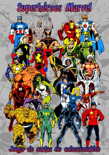 Superhéroes Marvel: Juego de cartas no coleccionable