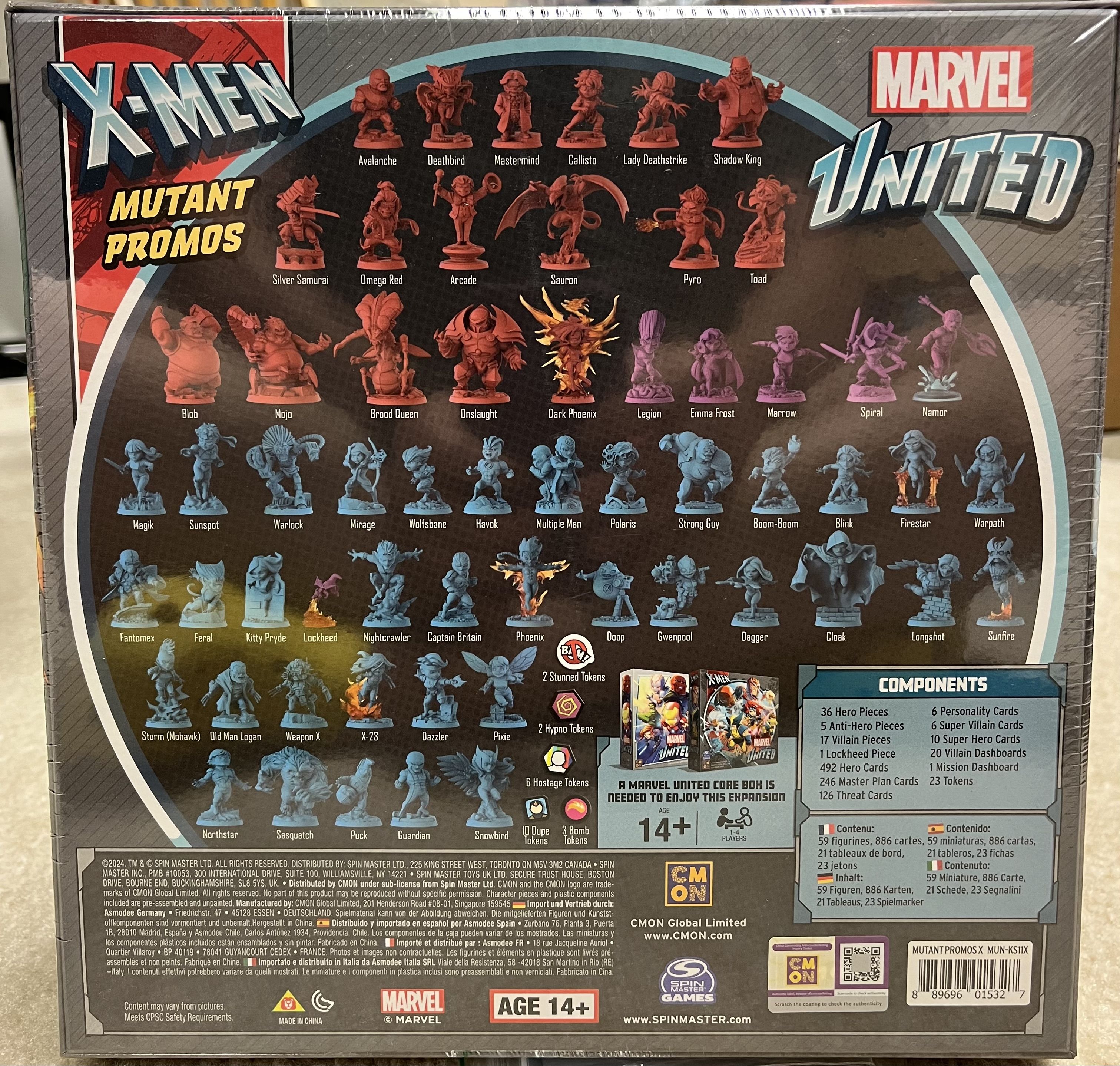 Marvel United: X-Men – Kickstarter Promos Box cover art