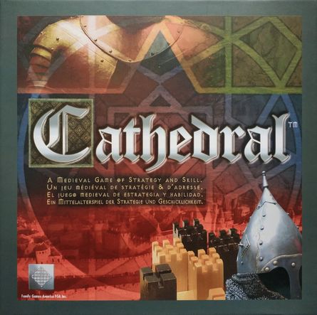 Cathedral Wood Portable Travel Strategy Board Game 
