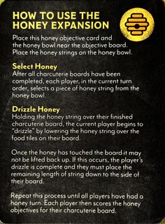 Charcuterie: Honey Expansion