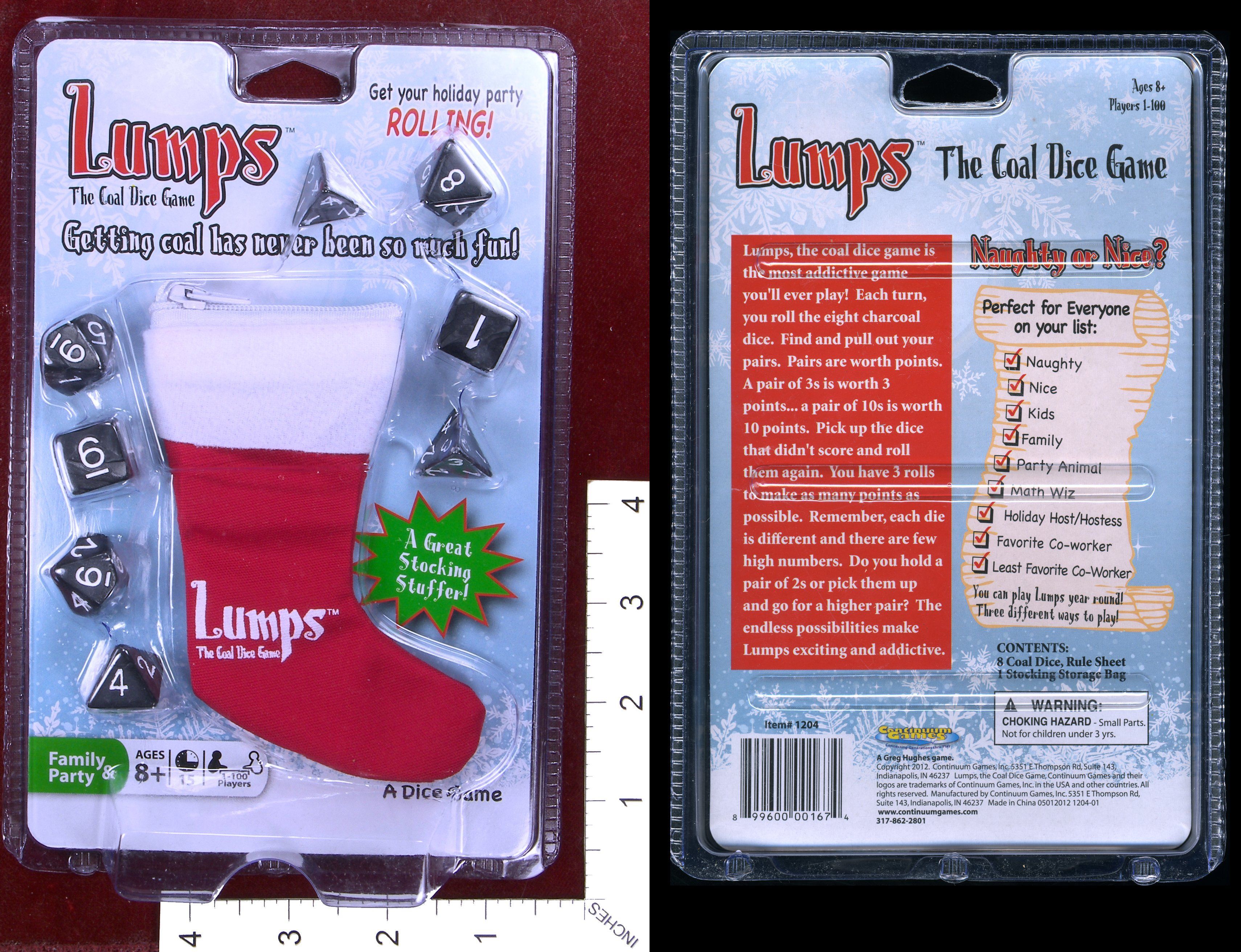 Lumps: The Coal Dice Game