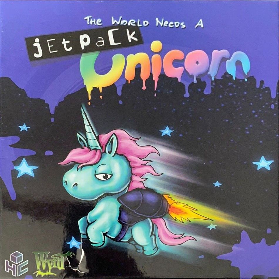 The World Needs a Jetpack Unicorn box art