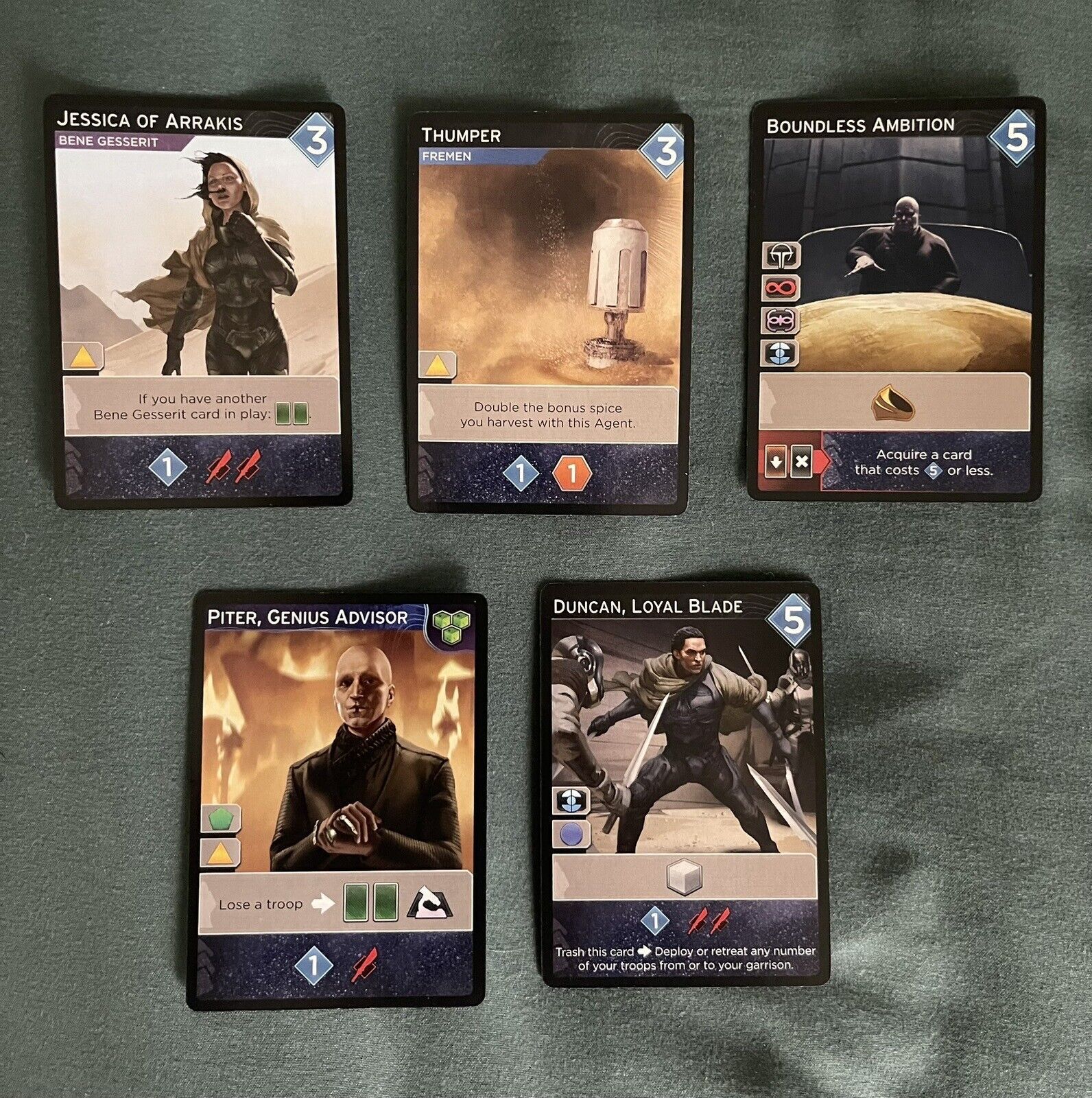 OEJ Dune Imperium Board Game Promos ~ Jessica, Duncan, Boundless
