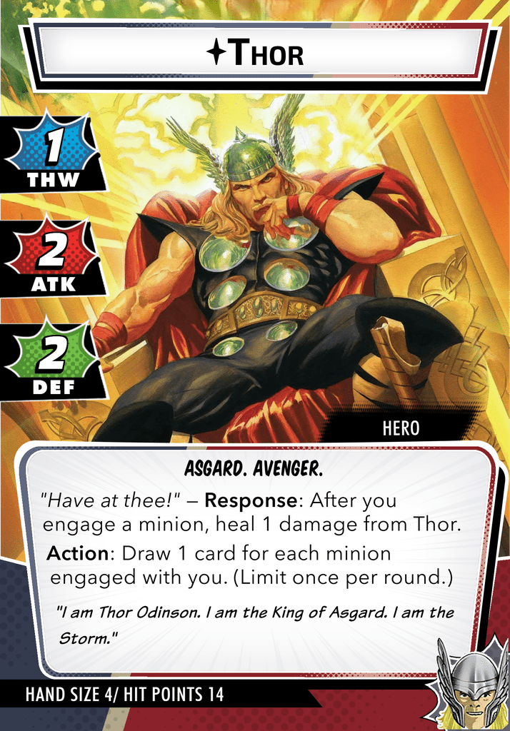 My Thor variant: Immortal Thor | Marvel Champions: The Card Game