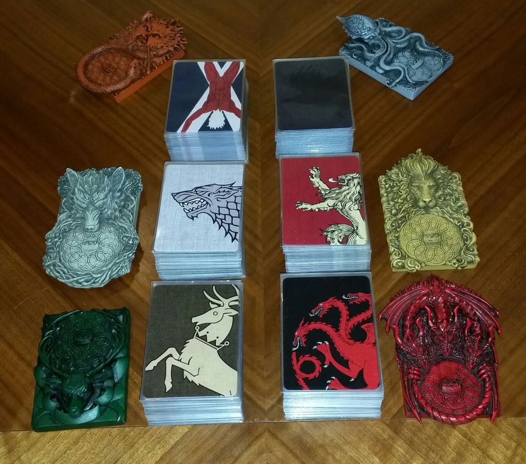 game of thrones board game card sleeves Dragon Shield Card Sleeves – Brushed Art Game of Thrones: House Stark  Standard Size 100CT main image 1