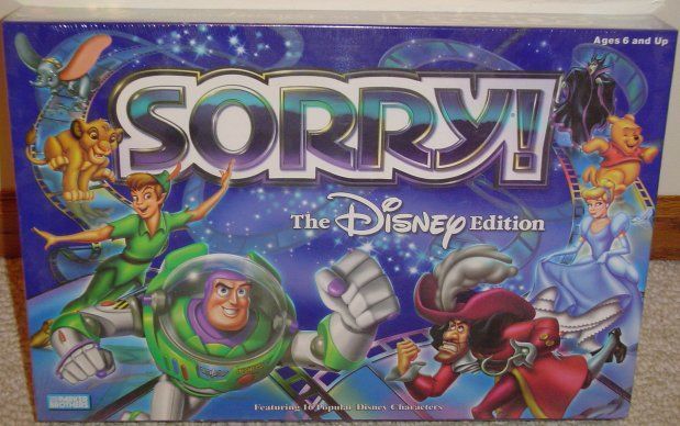 Sorry Board Game Parts & Pieces Only You Choose The Disney Edition 2001 
