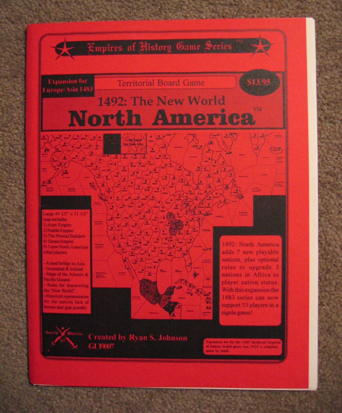 1492: The New World – North America cover art