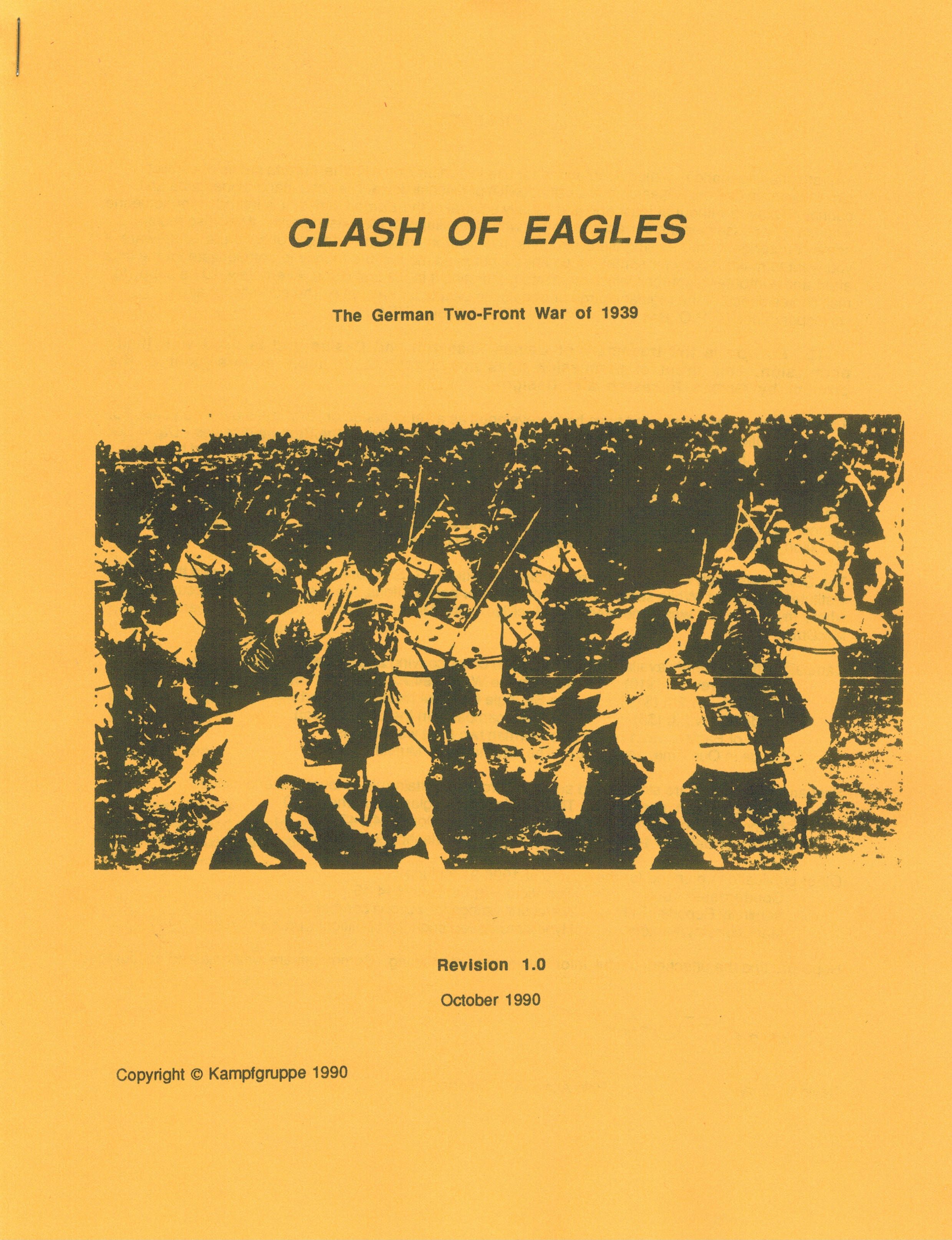 Clash Of Eagles, The German Two-Front War of 1939