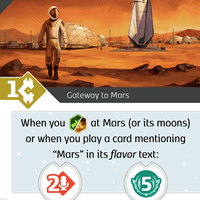 SETI: Search for Extraterrestrial Intelligence – Gateway to Mars Promo Card