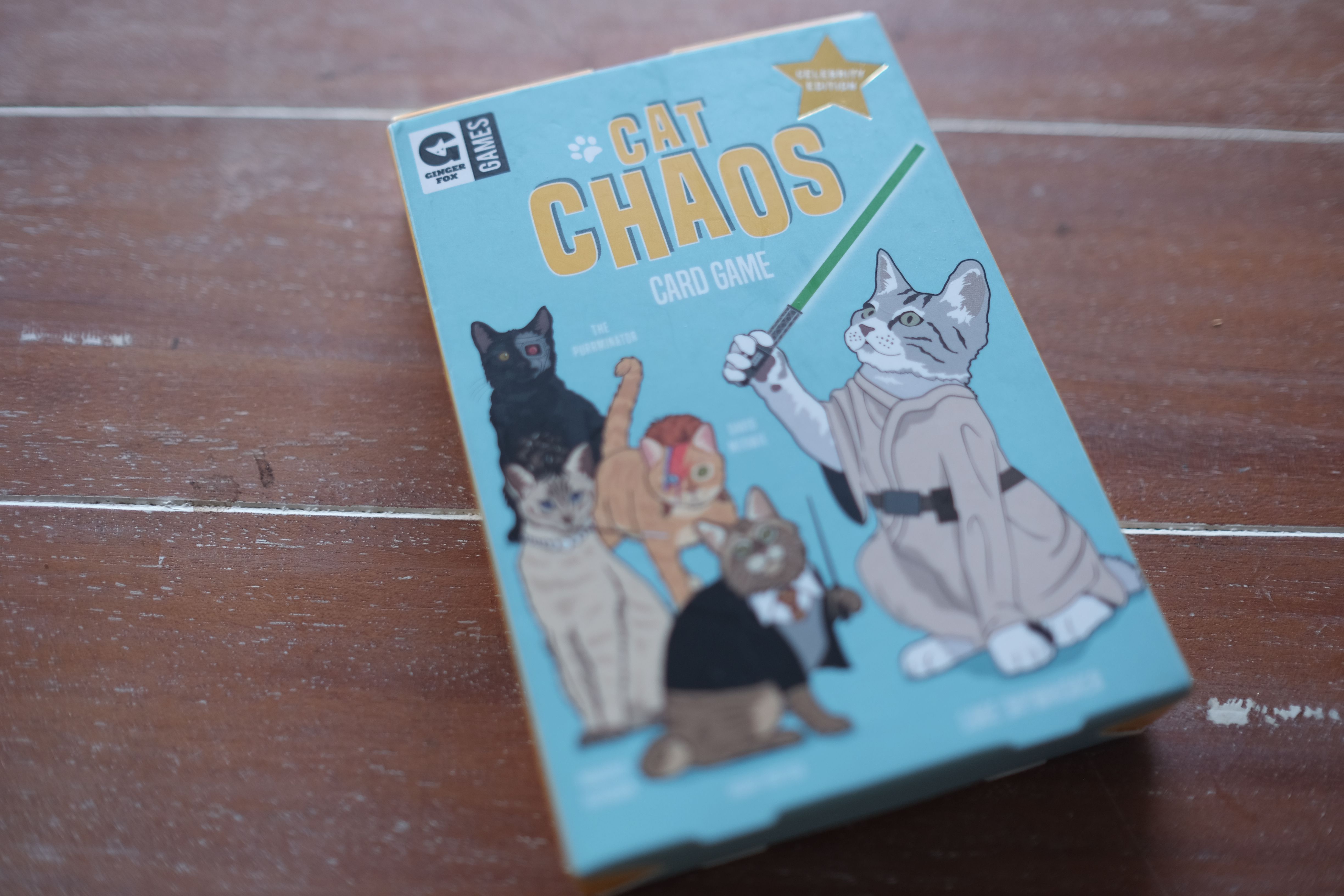 Cat Chaos Card Game: Celebrity Edition