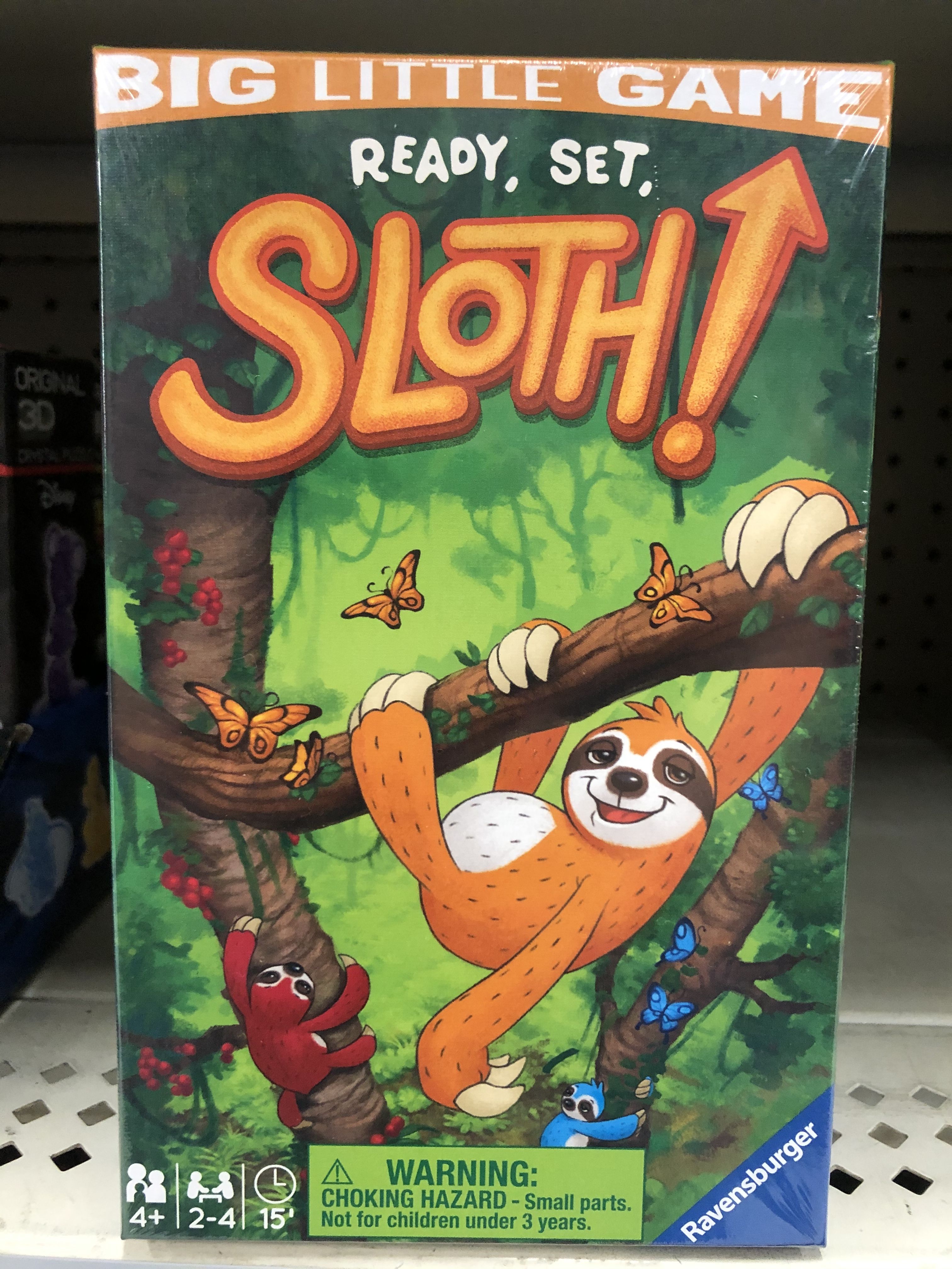 Boîte du jeu Ready, Set, Sloth!