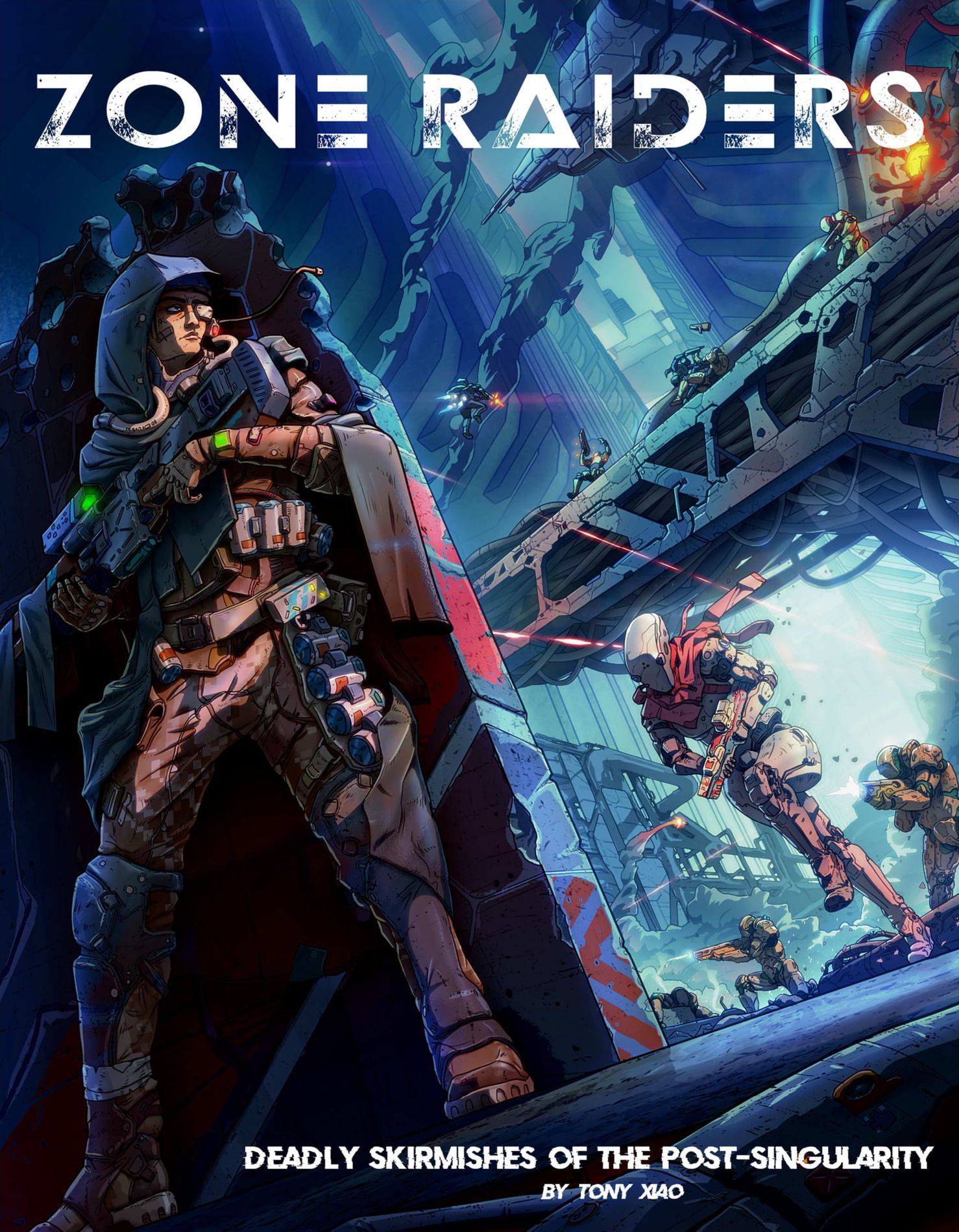 Coperta Zone Raiders: Deadly Skirmishes of the Post-Singularity
