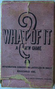 What of It?