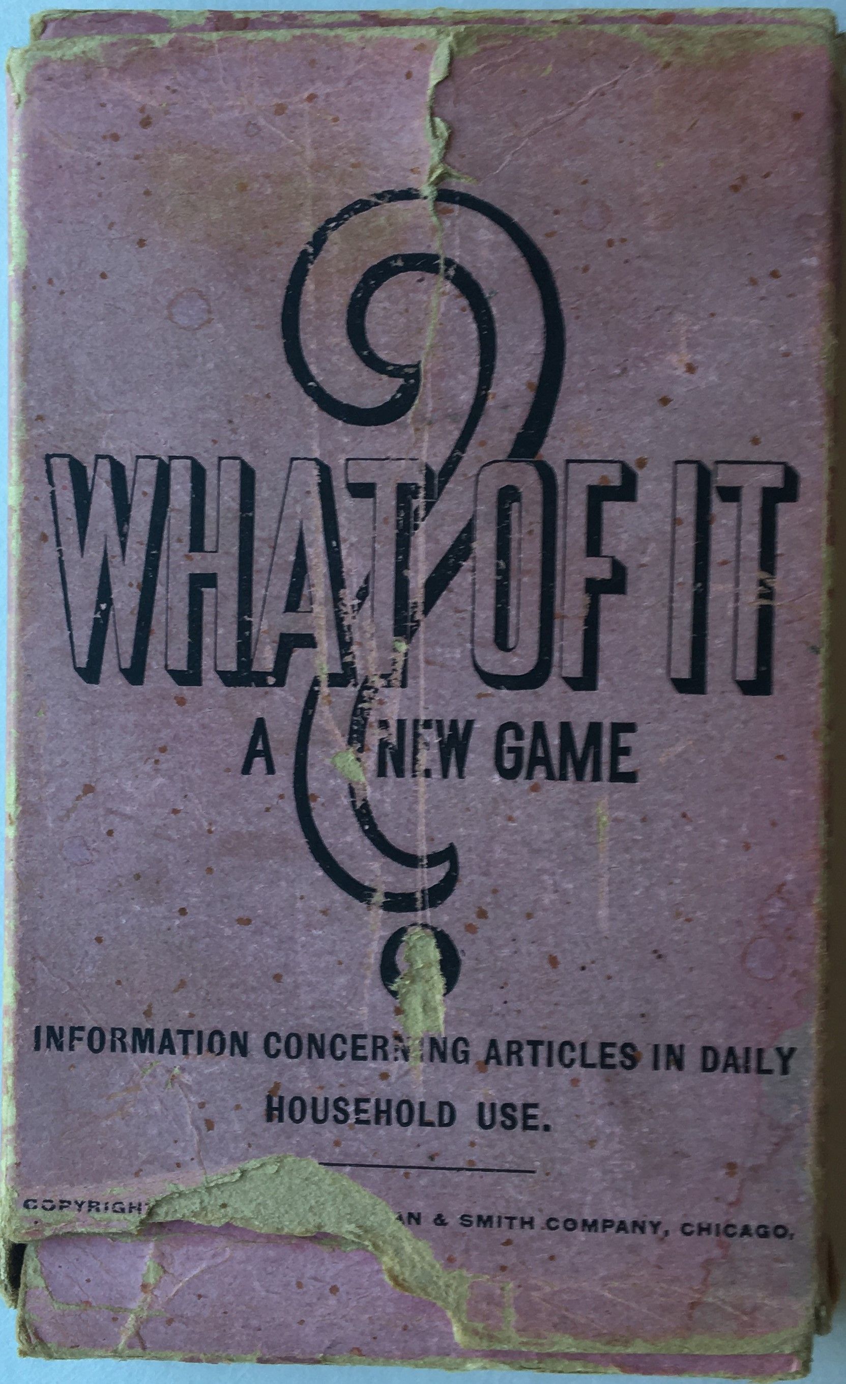 What of It? box art