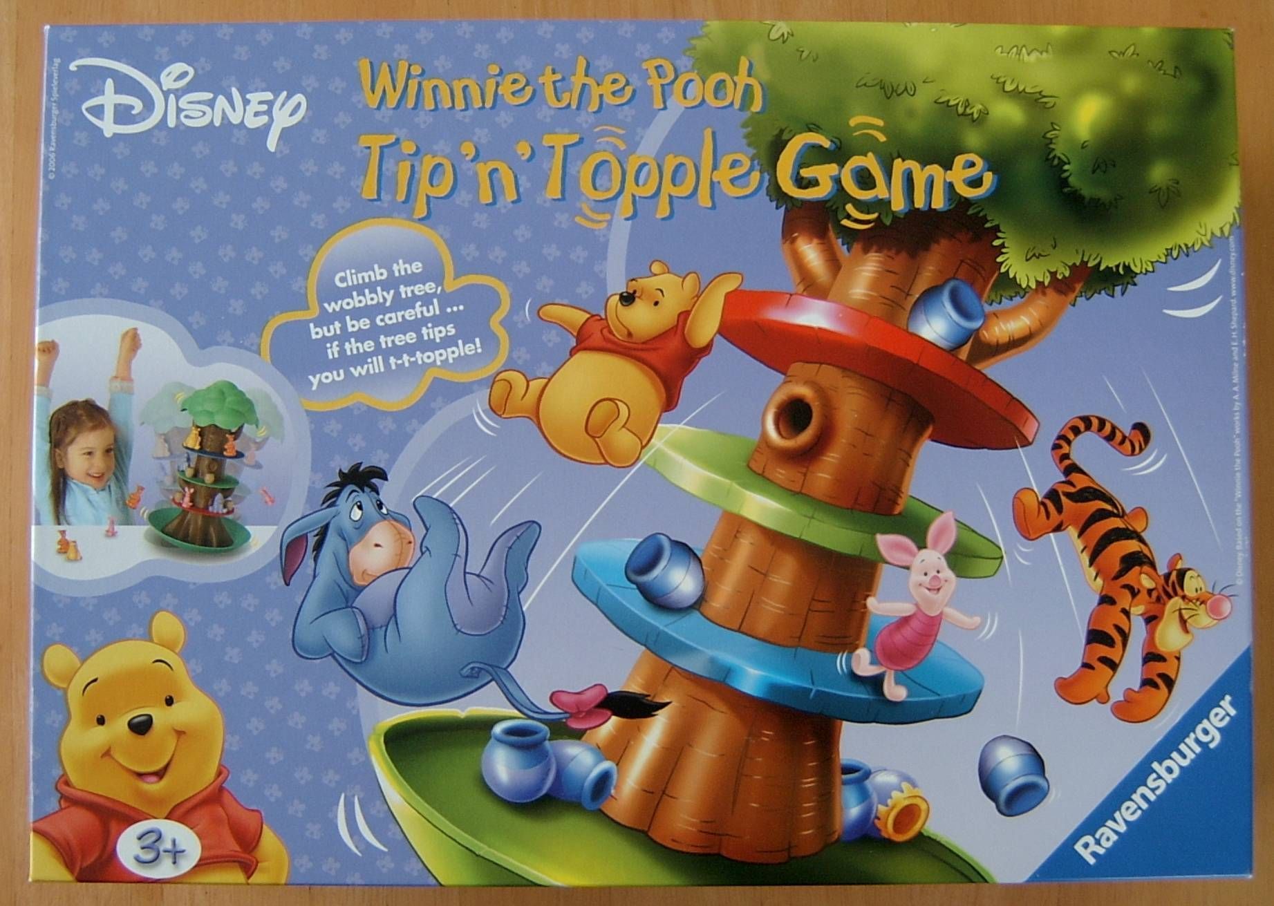 Winnie the Pooh Tip 'n' Topple Game box art