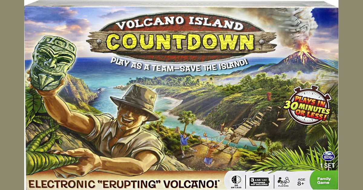 Volcano Island Countdown Board Game BoardGameGeek