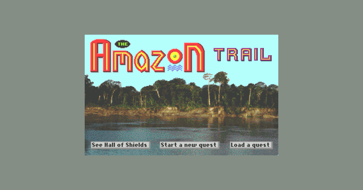 The Amazon Trail Video Game VideoGameGeek
