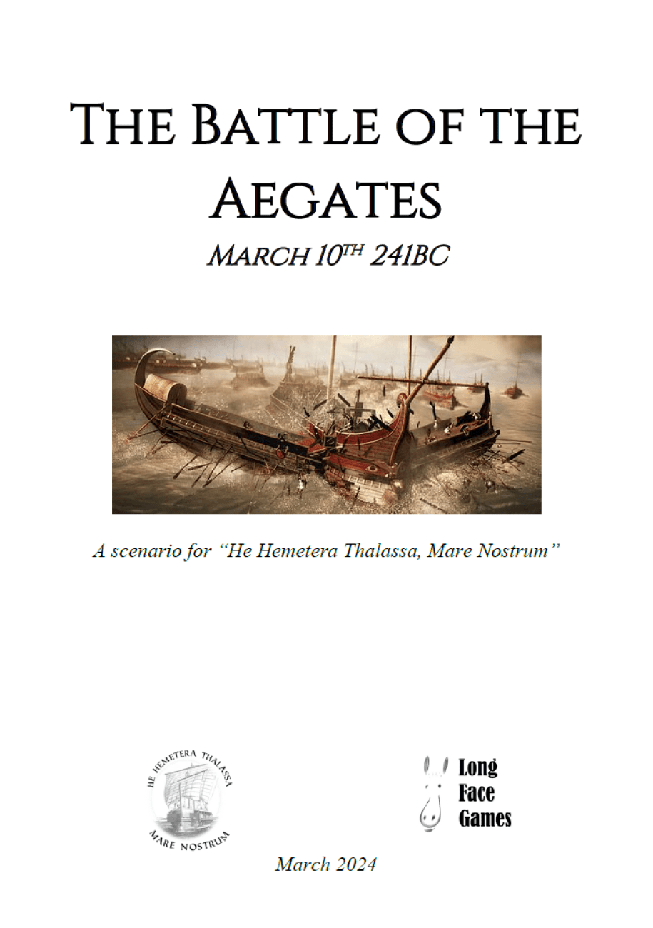 The Battle of the Aegates: March 10th 241BC cover