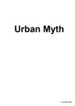 RPG Item: Urban Myth