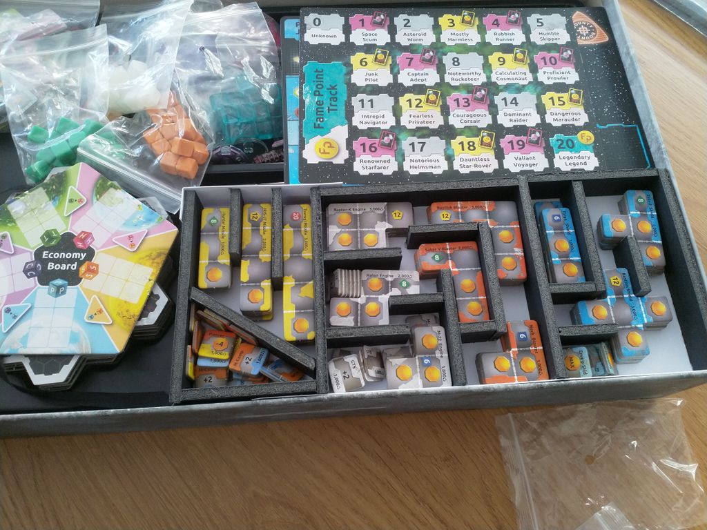 Folded Space Insert Für Xia: Legends Of A Drift System – Organizer Für Brettspiel-Komponenten