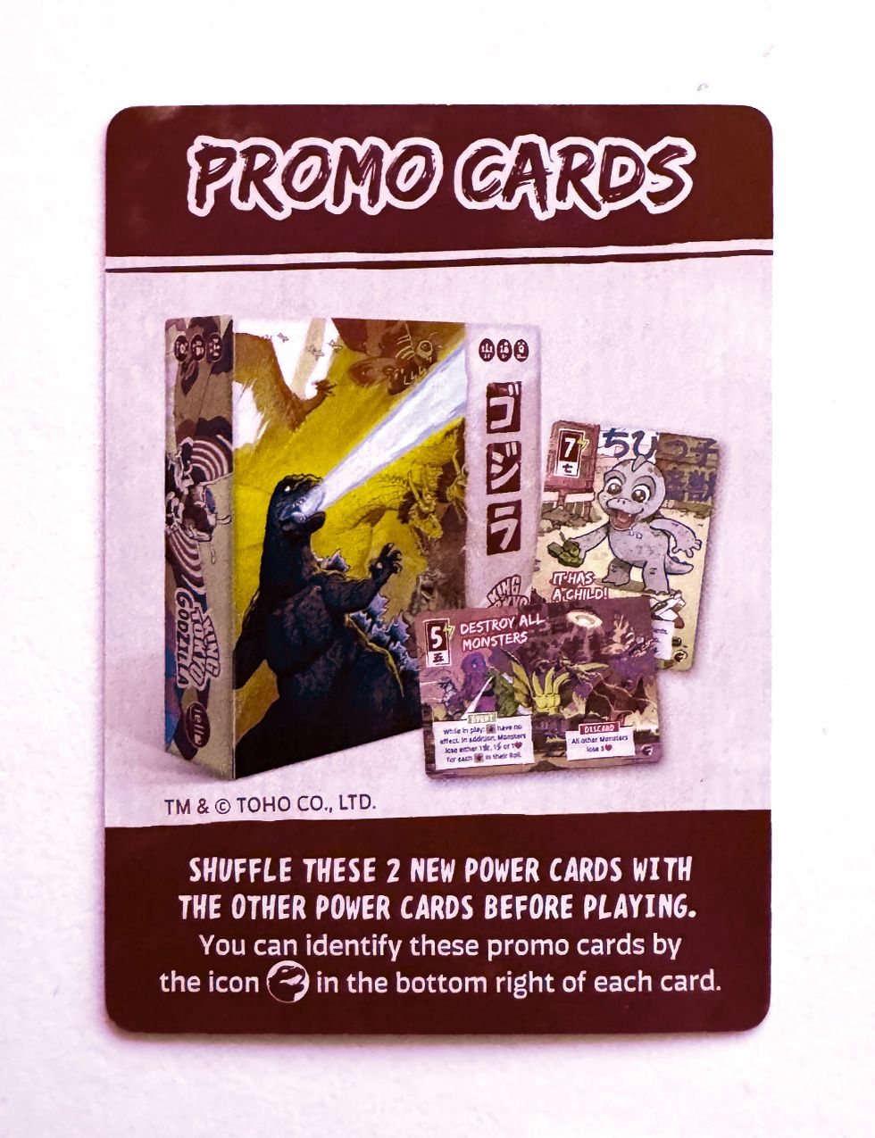 King of Tokyo Godzilla: Promo Cards