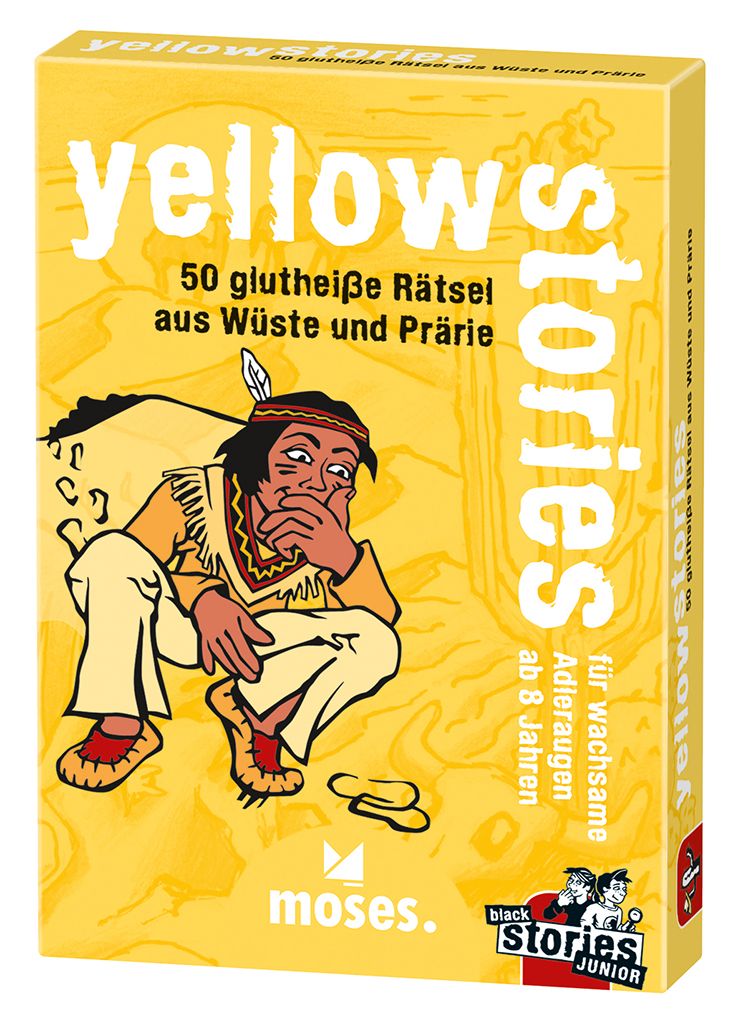 Black Stories Junior: Yellow Stories box art