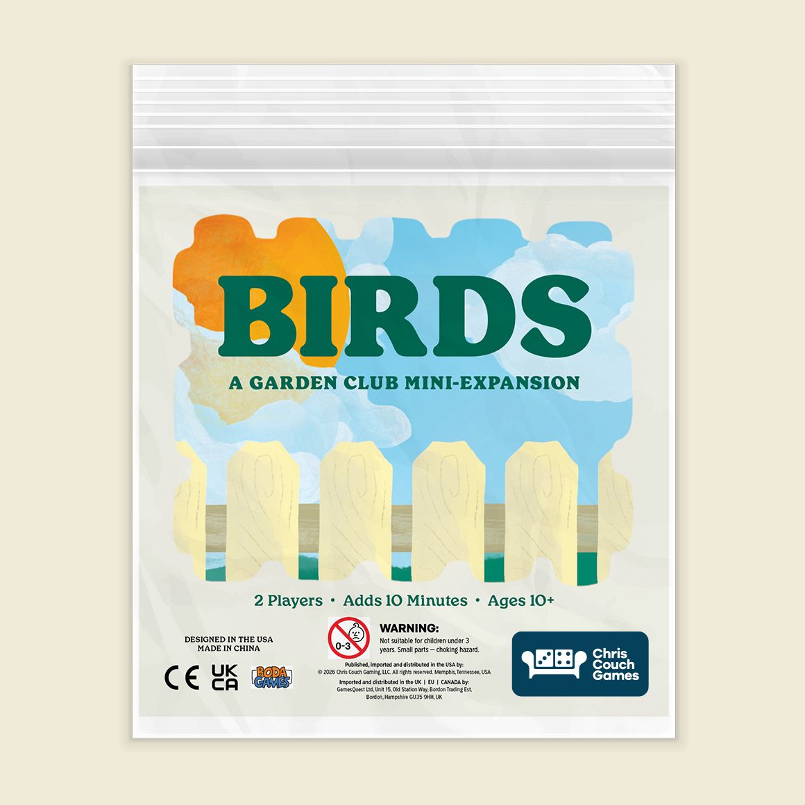 Garden Club: Birds Promo