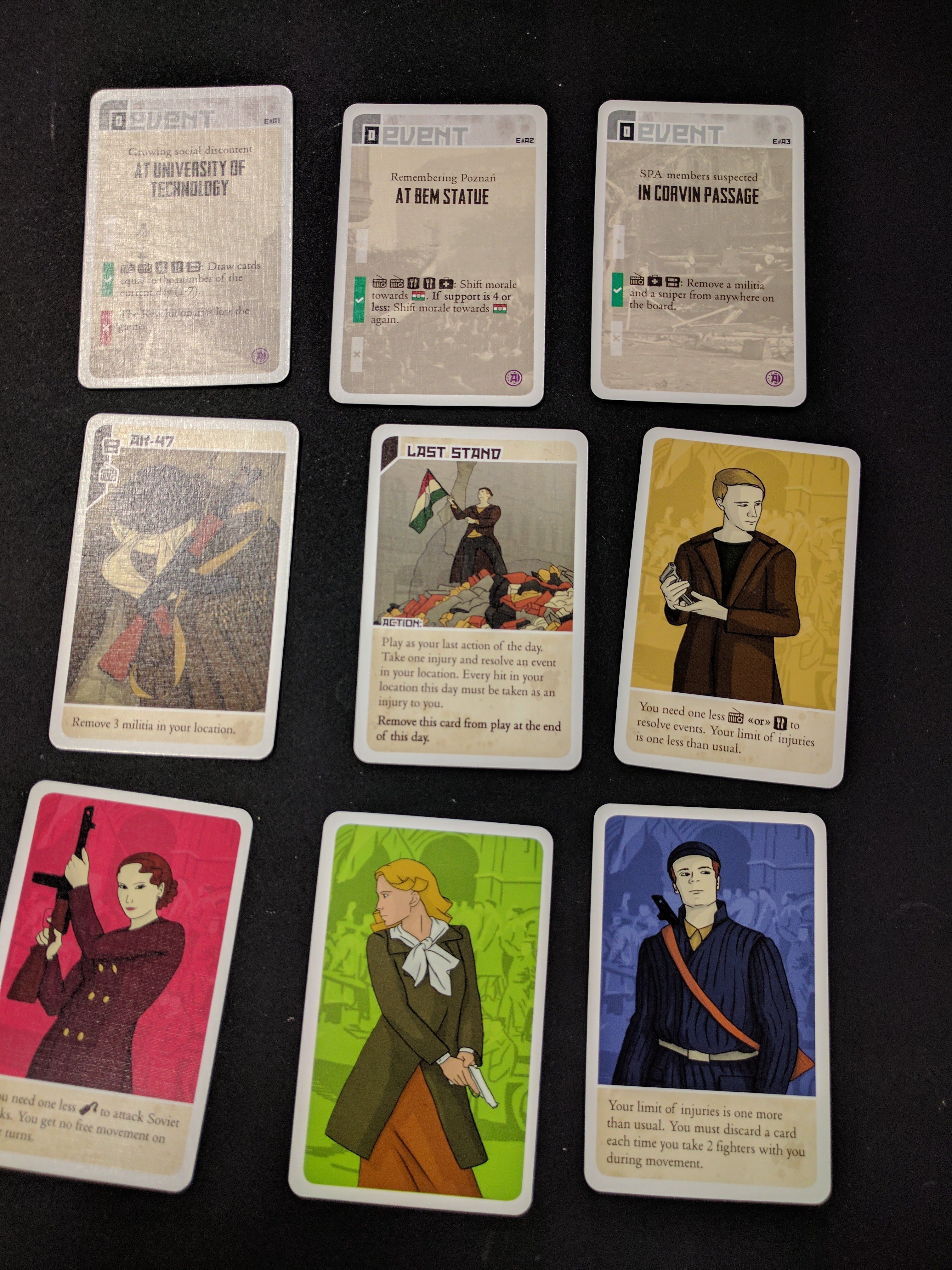 Days of Ire: Budapest 1956 – Kickstarter Promo Cards