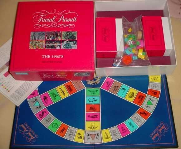 Trivial Pursuit The 1960s Master Game Parker Brothers 1990 for sale online 