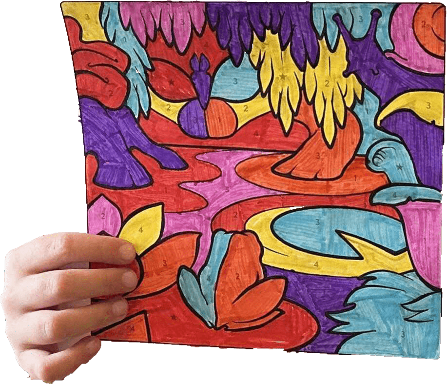 Illustration 9 de Color Jam: A Print-and-Puzzle Coloring Game
