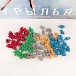 Wingspan: Holy Tokens Realistic Food Tokens