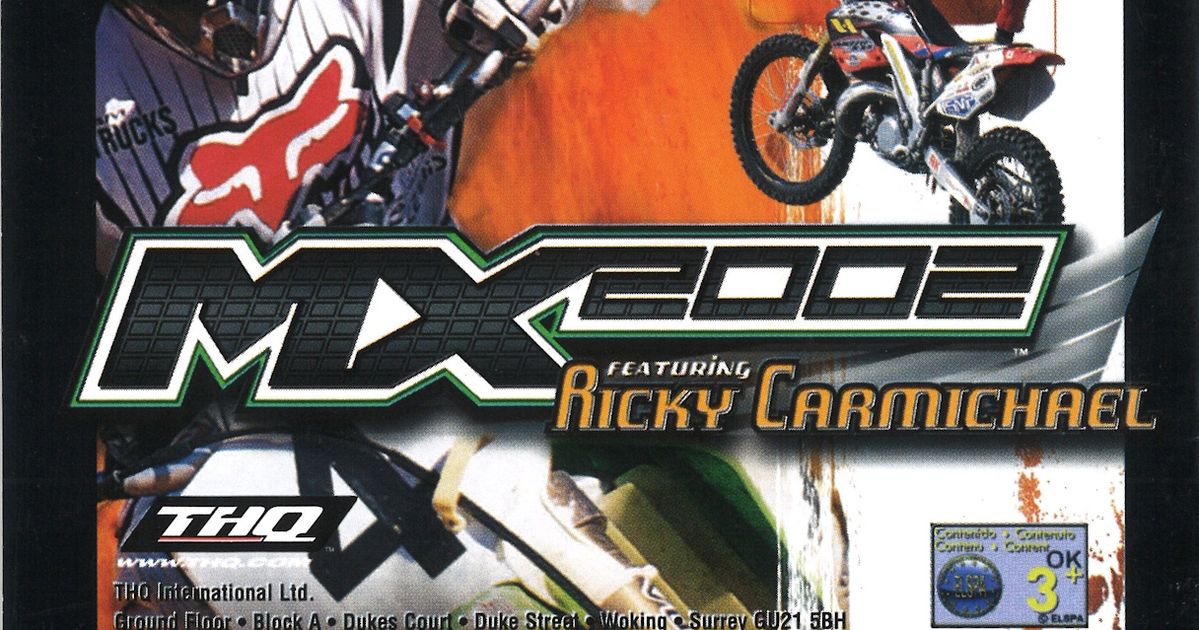 MX 2002 featuring Ricky Carmichael | Video Game | VideoGameGeek