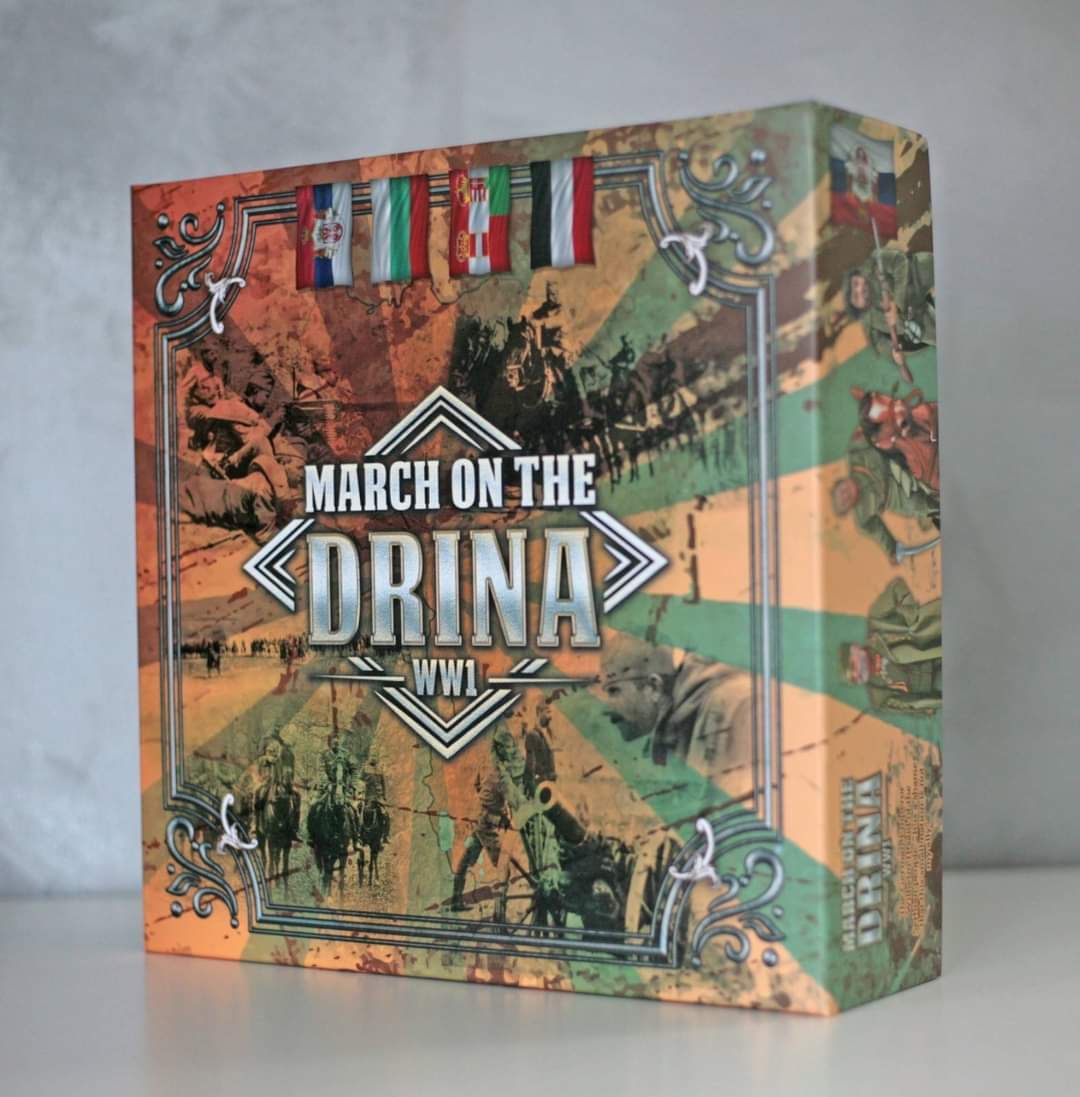 Cover art for March on the Drina