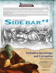 RPG Item: Sidebar #04: Forbidden Knowledge and Corruption