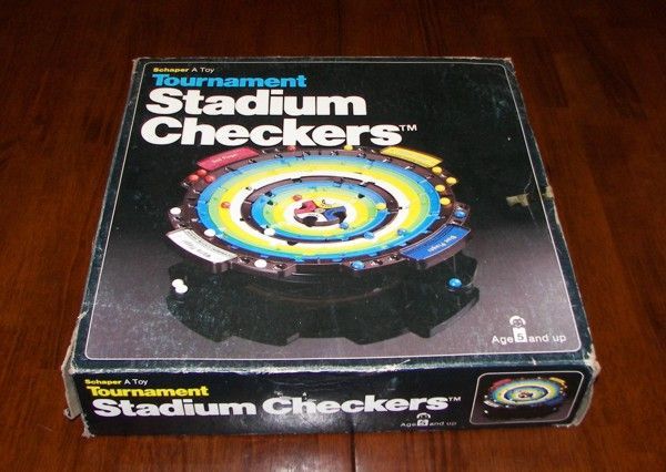 Tournament Stadium Checkers box art