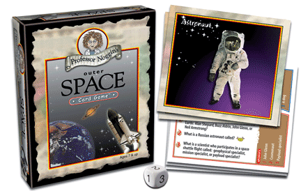 Professor Noggin’s Outer Space Card Game 7 Outset Media 2 Players for sale online 