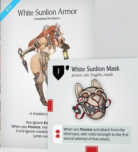 Kingdom Death: Monster – White Sunlion Armor & White Sunlion Mask cover art